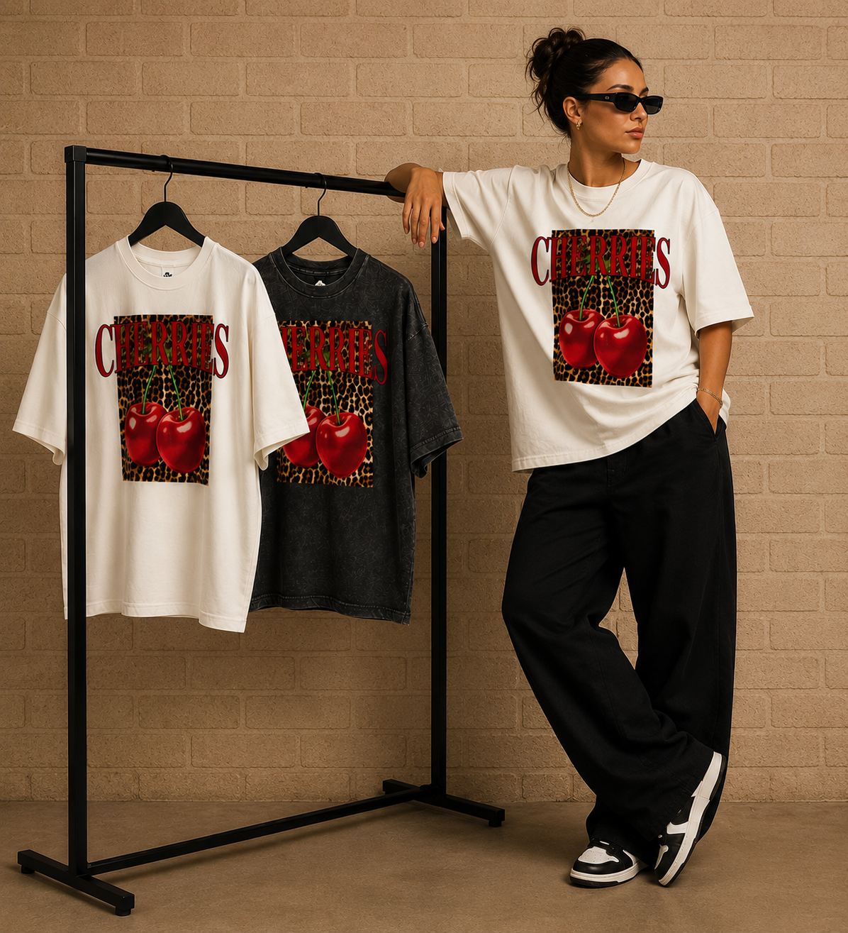 The Cherry Leopard Tee