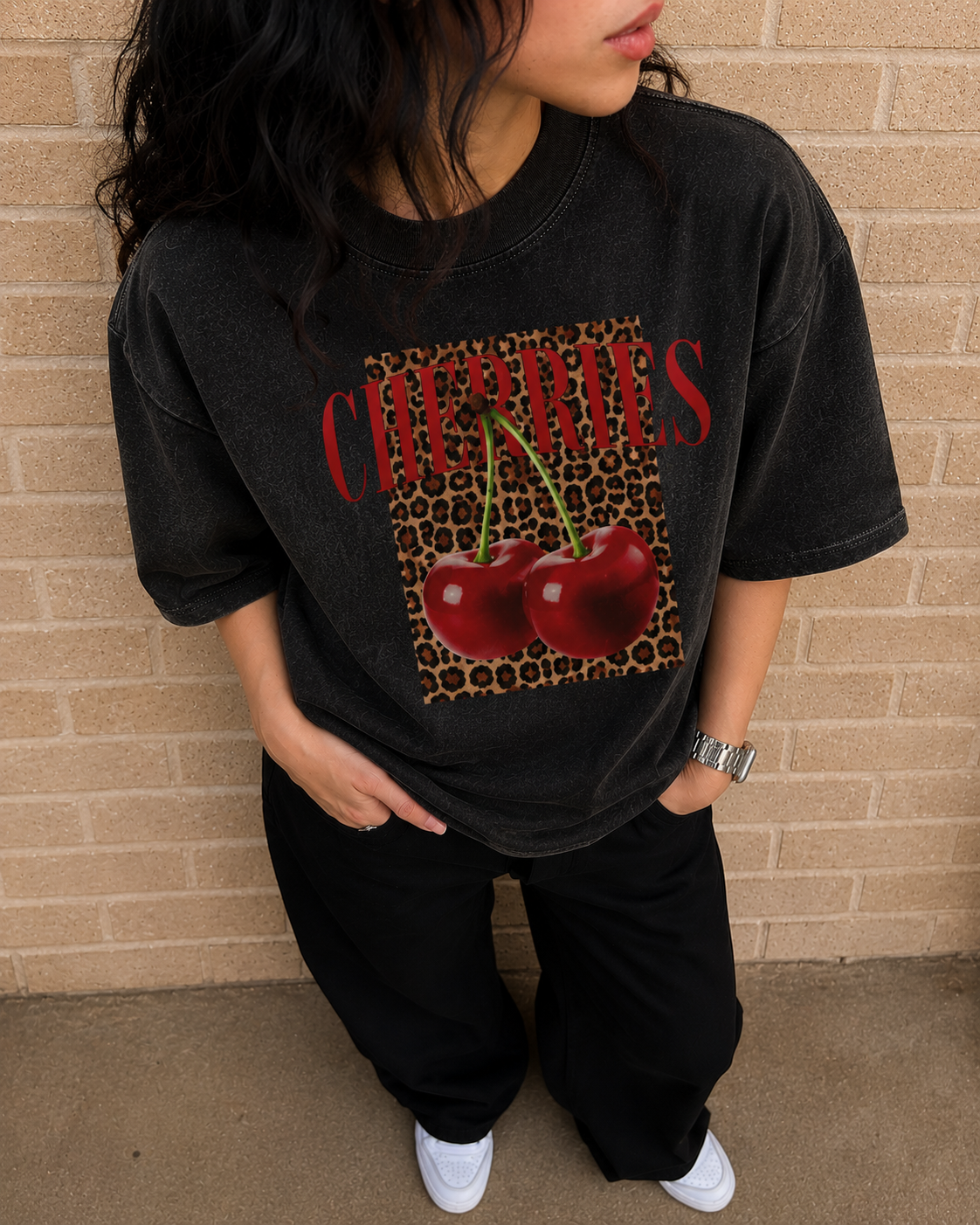 The Cherry Leopard Tee