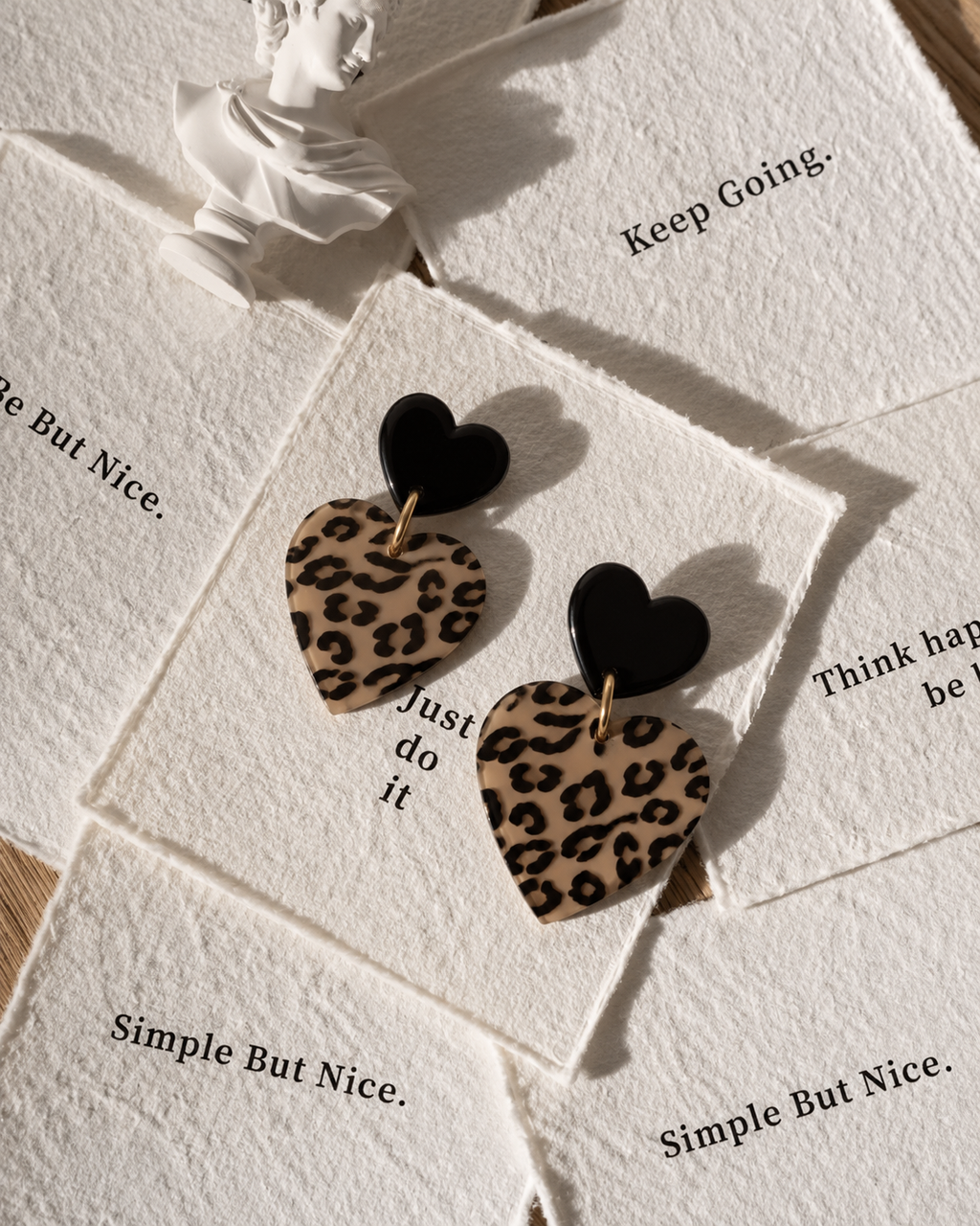Feral Heart Earrings
